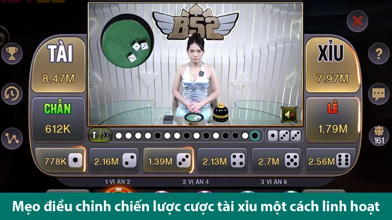 Điều chỉnh chiến lược cược tài xỉu sẽ giúp bạn bất bại trên mọi ván cược