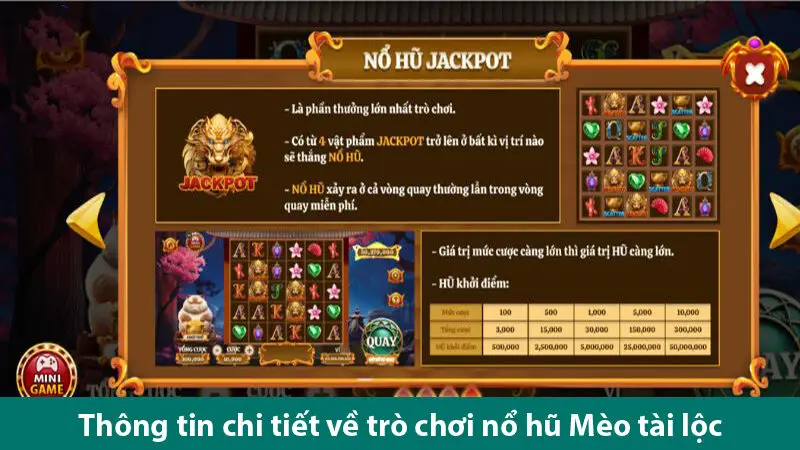 Chia sẻ kinh nghiệm chơi nổ hũ Mèo tài lộc dễ thắng, nhận thưởng khủng