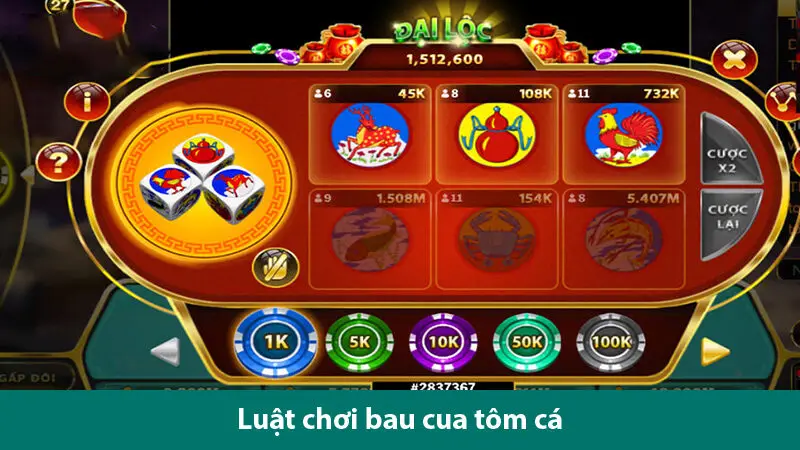 Cách chơi và kinh nghiệm chơi game tôm cua cá thắng trên mọi ván cược