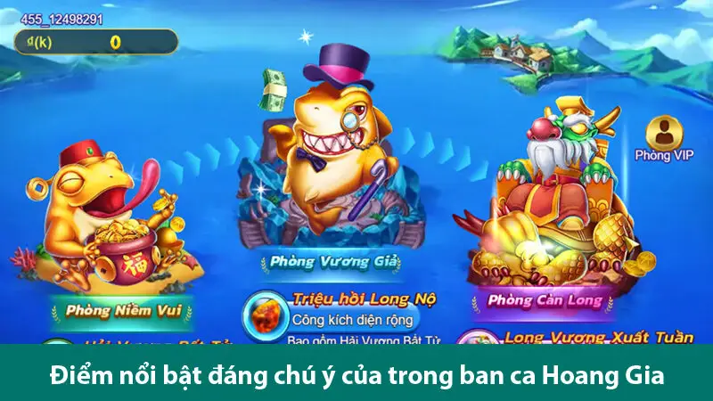 Game bắn cá Hoàng Gia chơi đơn giản, thưởng hấp dẫn